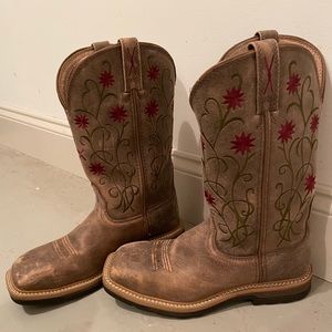 Embroidered boots